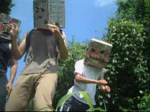 NINJA BOX Japanese funny crazy rock band video Box Adventure