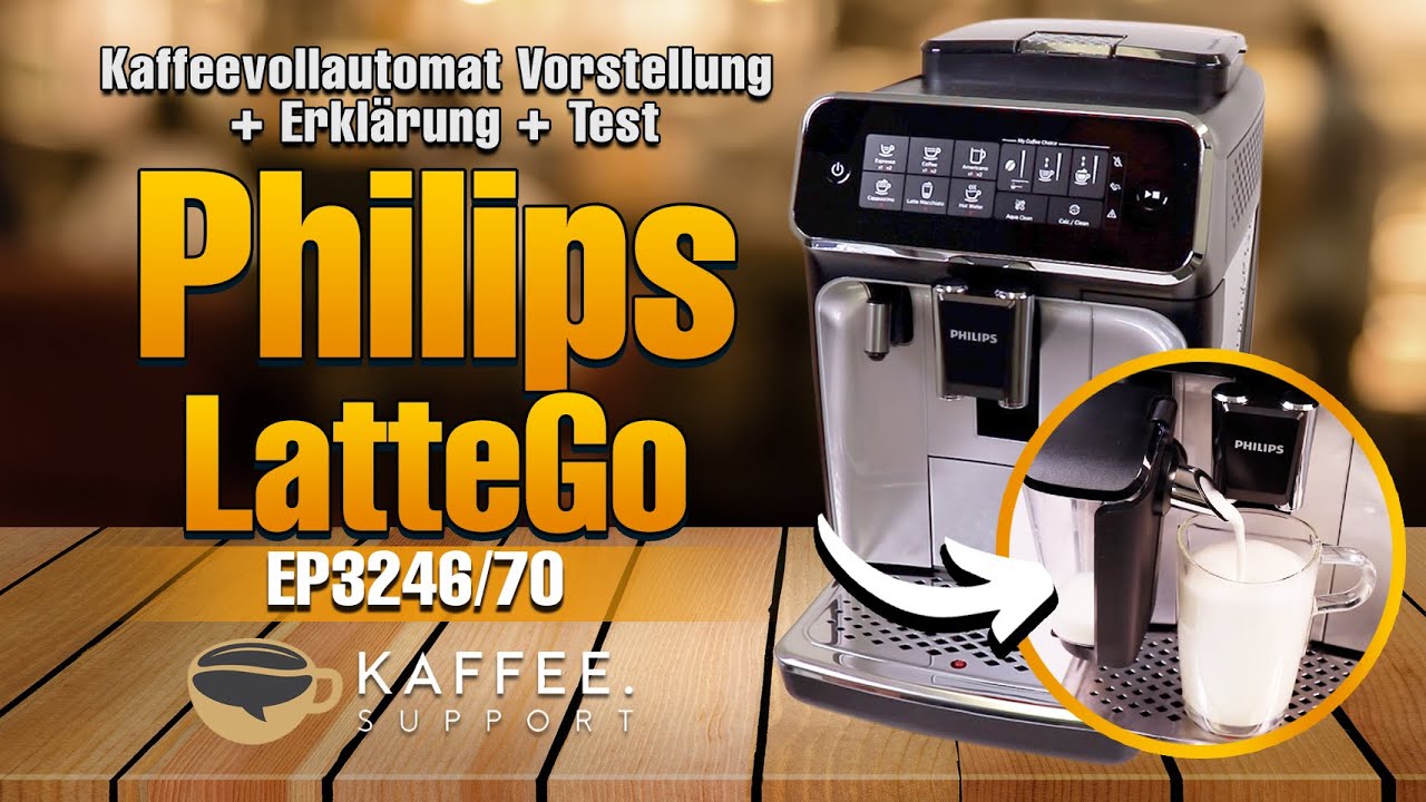 Philips LatteGo EP3246/70 Kaffeevollautomat Vorstellung + Erklärung + Test