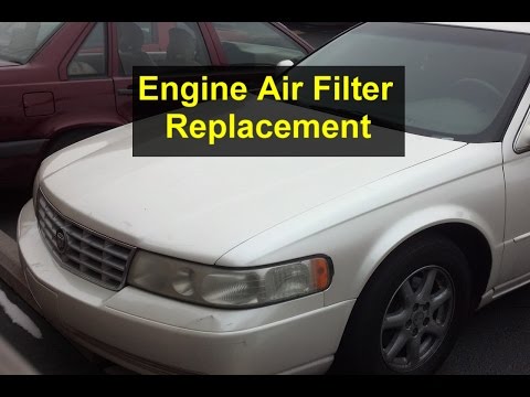 Engine air filter replacement, Cadillac Seville, 2001 – VOTD