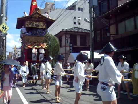 山伏山・北観音山の出発 2011年 祇園祭