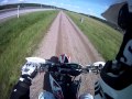 Grusvägen till Kungälv med supermotard