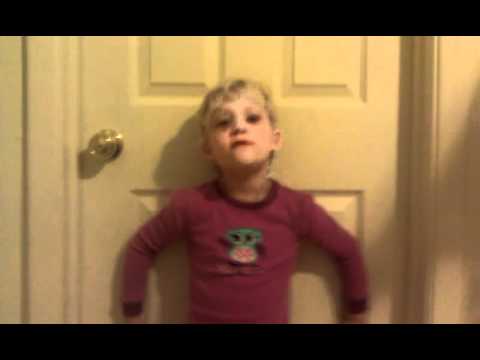 Abby 5yrs old singing Jingle Bells