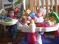 Twins playing Twins playing