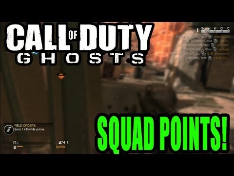 how to get more squad points in call of duty ghosts