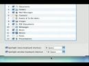 Mac OS X \"Leopard\" Spotlight Preferences