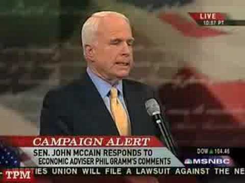 McCain: Gramm Can Be Ambassador to Belarus