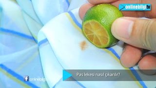 Pas lekesi nasıl çıkarılır?