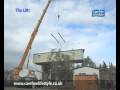 videos de Lifting a mobile home onto a park in Totana Spain