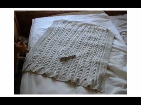 how to knit easy baby blanket