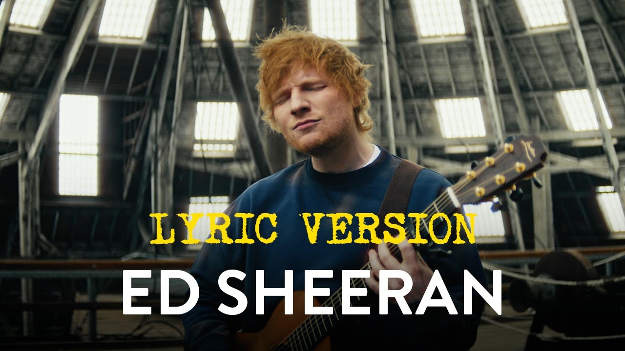 Ed Sheeran -  「Mahogany Session」が"Eyes Closed"(Lyric Ver)ギター弾き語り映像を公開 新譜アルバム「- (Subtract)」2023年5月5日発売 thm Music info Clip