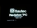 Itautec IS 30 plus rodando o Itautec Redator