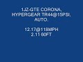 1JZ CORONA 12.17@118mph