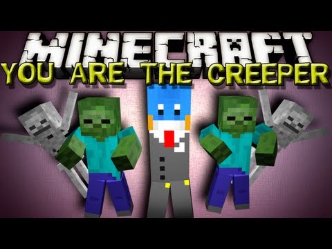 Minecraft Mods - YOU ARE THE CREEPER!! CONTROL A MOB ARMY!!