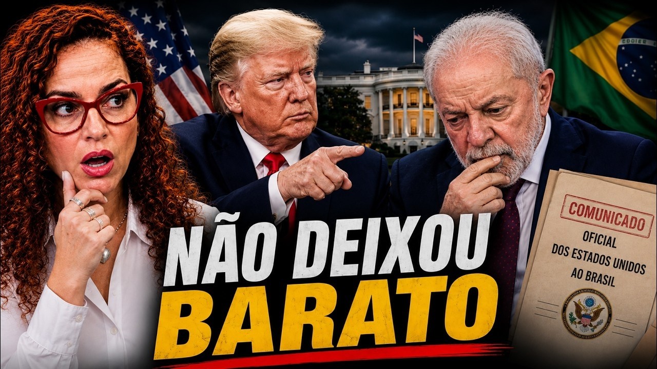 BOMBA DIPLOMÁTICA! Trump enquadra Lula e a crise explode