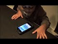 21 month old toddler girl plays answers a call on the iPhone. She been using an iPhone since she was 14 months. Look for other Toddler (Dage) iPhone adventures (Playing music and Playing Games) on YouTube.