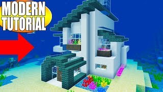 Minecraft Tutorial: How To Make A Modern Underwater House "2019 Easy Tutorial"