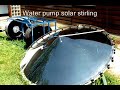 Water Pump solar stirling by sunmachine solar