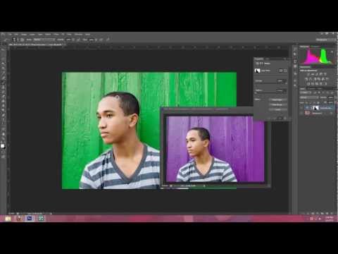 how to change background color in photoshop