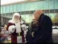Santa Claus fights with Steve Wilkos