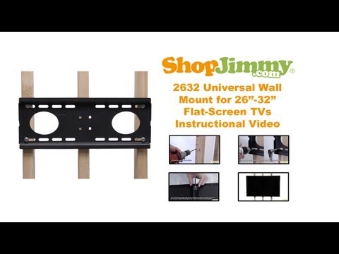 how to fit tv bracket to stud wall
