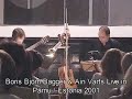 lepo sumera (1950-2000) for bbb and his friend version for 2 guitars, this piece is available in several arrangements of the composer, all music of lepo sumera available here - www.edition49.de, here a live concert of this piece (excerpts) from a concert in p�rnu / estonia 2001 with ain varts (estonia) and boris bj�rn bagger (germany), this piece is dedicated to boris bj�rn bagger - http://www.borisbagger.de

boris bj�rn bagger is teaching guitar at the university of music karlsruhe / germany  http://www.hfm-karlsruhe.de