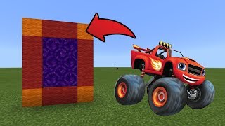 How To Make a Portal to the Toy Car Dimension in MCPE (Minecraft PE)