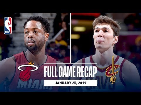 Video: Full Game Recap: Heat vs Cavaliers | Wade Makes His Final Visit To The Q