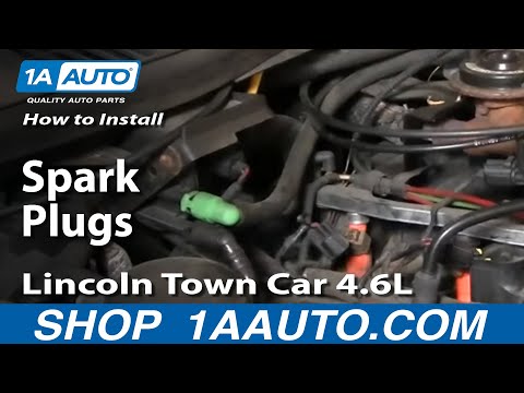 How To Install Replace Spark Plugs Lincoln Town Car 4.6L 98-11 1AAuto.com