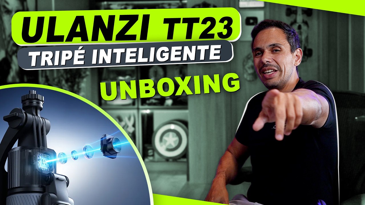 Um Tripé que Segue Você Sozinho! Ulanzi TT23 | UNBOXING #macmasi #ulanzi #unboxing