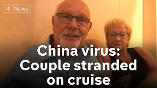 Coronavirus outbreak: British couple describe life on quarantined ship