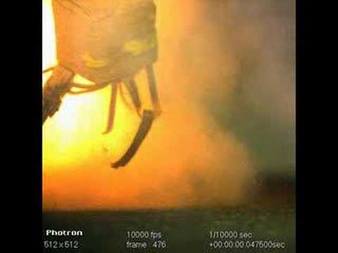 0 in Extreme Zeitlupe einer Böller Explosion bei 10000 fps!