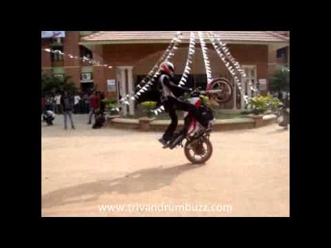 pulsar bikes stunts. Ghost Ryders ike stunt show