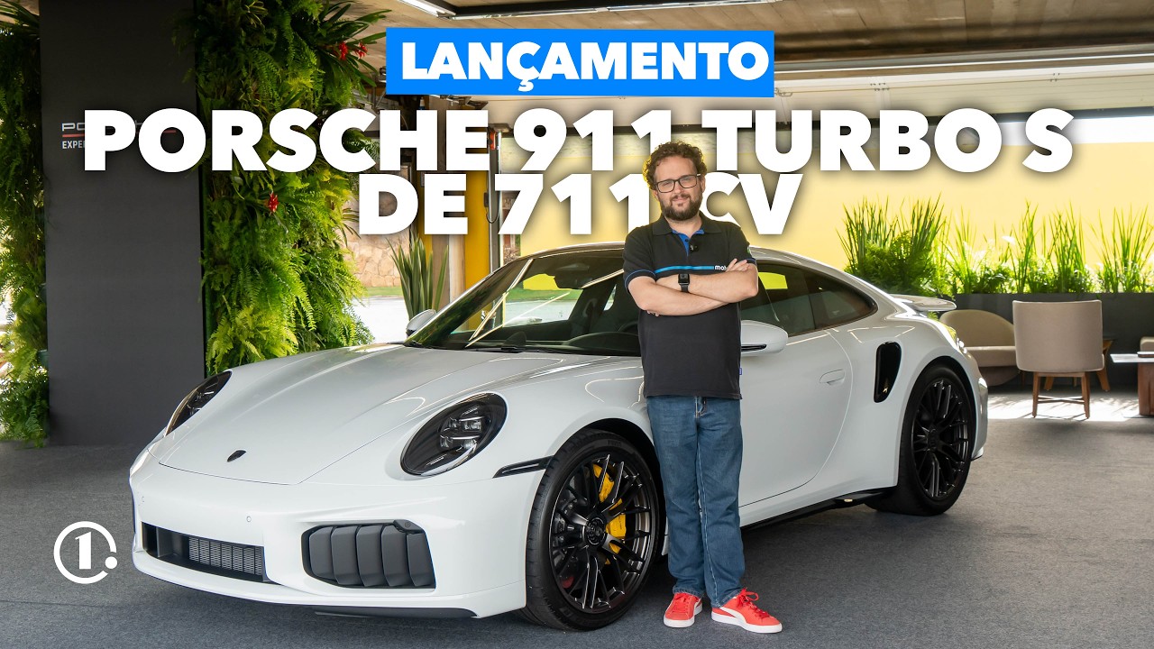 NOVO PORSCHE 911 TURBO S 992.2! Os 711 cv do esportivo de R$ 2 milhões na pista!
