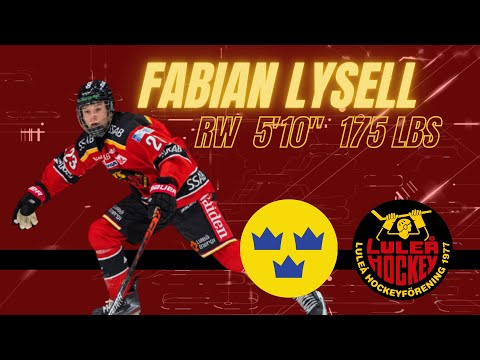 Fabian Lysell Highlights 2021 NHL Entry Draft
