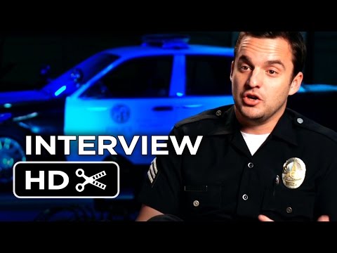 Let's Be Cops Interview - Jake Johnson (2014) - Damon Wayans Action Comedy HD