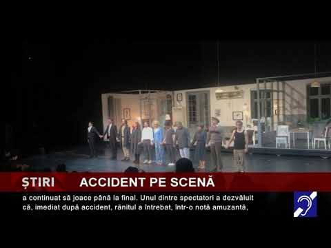 Accident pe scenă