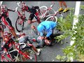 The worst of cycling cadute e spettatori 