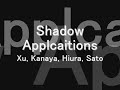 this paper proposed concept and prototype of an intuitive user interface based on shadow for indoor environment. shadow is a common phenomenon in our daily life where there is light source. it always exists but we ignored the potential of shadow for connecting digital and physical world. there are several merits of shadow interface: first, shadow is a daily life familiarity and it builds a natural bridge between digital and physical worlds; second, this system is simple and does not require expensive devices; third, shadow itself is a strong and natural visual feedback cue for the user to take good command of applications.

in spatial augmented reality (sar) environment [1], our daily life working space can be extended by projectors to every corner of the room. however, traditional 'direct-touch' style interfaces such as digitaldesk [2] still limit us within the desk area. so, designing spatial interaction method is an important and necessary task.

future applications: possible applications include:
- assistance to presentation based on projector 
- entertainment 
- media art 
- educational interaction in museums 
- touchless interface in hospitals
- remote control inside intelligent house

reference
1. oliver bimber and ramesh raskar. 2004. spatial augmented reality. a.k. peters.
2. p. wellner. 1993. interaction with paper on the digitaldesk. communications of acm 36(7), 87-96.
3. ishii h., and ullmer h. 1997. tangible bits: towards seamless interfaces between people, bits and atoms. proceedings of conference on human factors in computing systems, 234-241.
