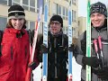 Cross country skiing to school / Na b??k�ch do ?koly
