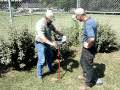 Exercising a water distribution valve using a Valve Boss 70 valve exerciser