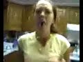 Abby Eating Icing Abby Eating Icing