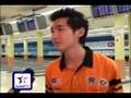Aaron Kong interviewed after winning the team gold
