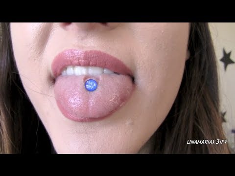 how to care tongue piercing
