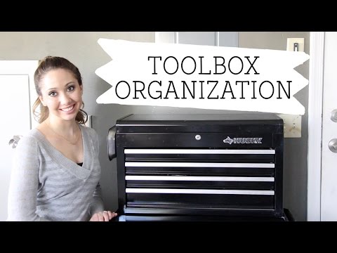 how to organize tool box