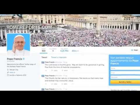 popular - http://en.romereports.com Every one or two days, Pope Francis tweets a short message on his @Pontifex account. He conveys not only his message, but his closeness and humility. Above all, he...