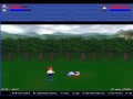 Bandit owns Julian (perfect K.O.), Firzen, LouisEX and Bat in CRAZY! mode [Little Fighter 2]