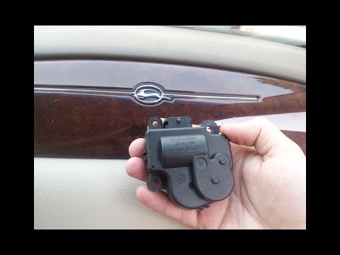 how to test gm blend door actuator