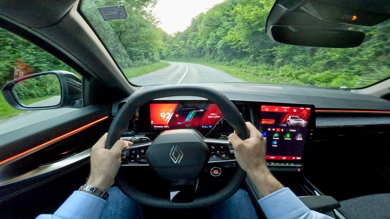 RENAULT AUSTRAL Facelift 2026 - POV test drive (COUNTRY ROADS & highway) Hybrid 200 HP