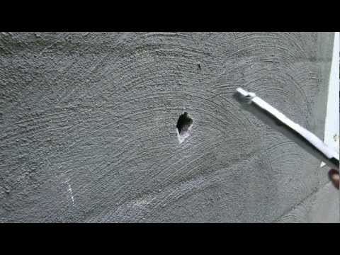 how to patch cinder block holes