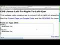 CSSJanus: Helping i18n and LTR to RTL